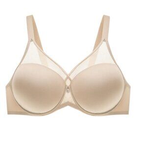 Champagne 30H Understance ~ Peek-Proof Flexwire Contour Plunge Bra NWT